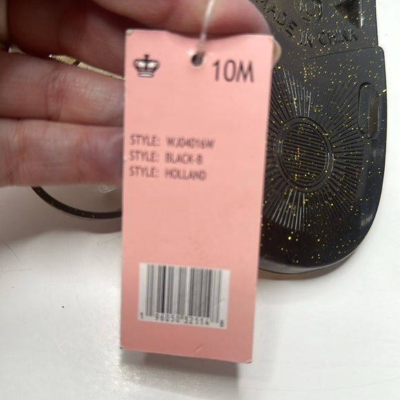 JUICY COUTURE JELLY FLIP FLOP NEW w/TAG HOLLANDER STYLE PLATIC THONGS 10 M - Picture 5 of 9